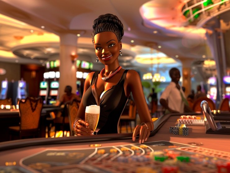 Antarmuka permainan Wild Bandito di wa slot dengan gulungan dan tombol kontrol